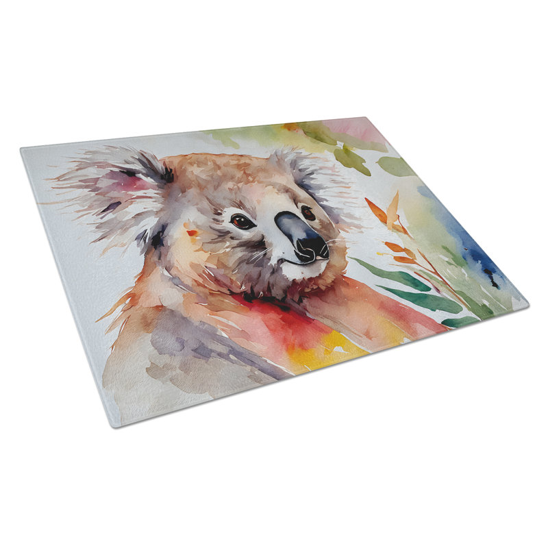 Koala Glass Cutting Board Large