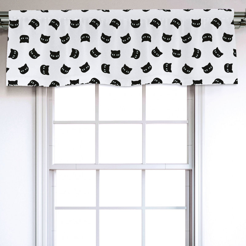 Sateen Ruffled Window Valance