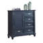 Mobilier de chambre à coucher de style transitionnel avec finition bleu ardoise 1pc