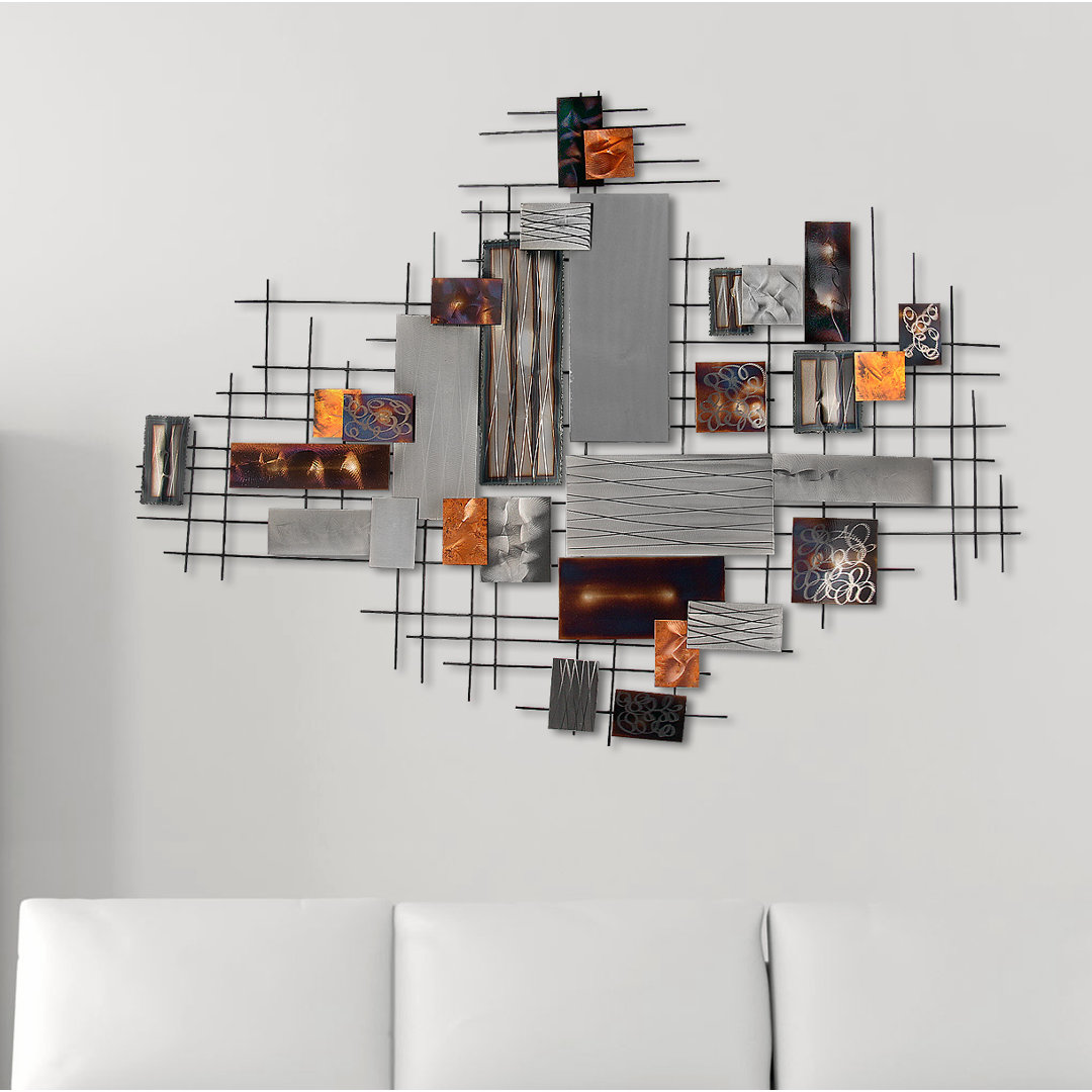 Composition Metal Painting Wall Décor