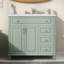 Meuble-lavabo moderne en bois avec lavabo, solution de rangement élégante pour la salle de bain