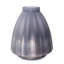 Cool Ice Blue Ribbed Cylindrical Vessel-1037978982