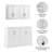 Savannah 3-piece Kitchen Storage Pantry Set