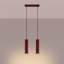Pendant lamp Bonina 1 burgundy-124182272-124182283-124182285