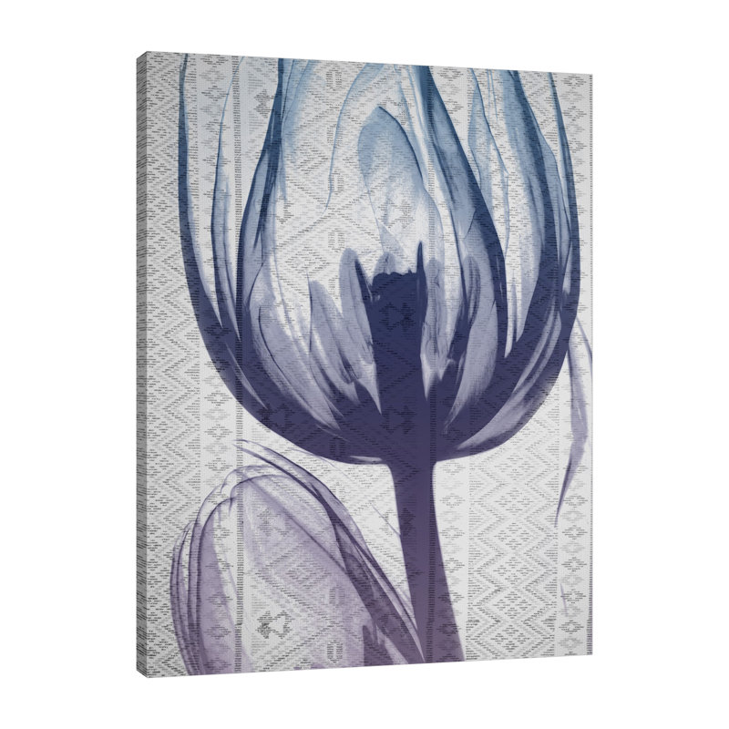 Aubergine Textiles 1 - Wrapped Canvas Print, 41 cm H x 30 cm W