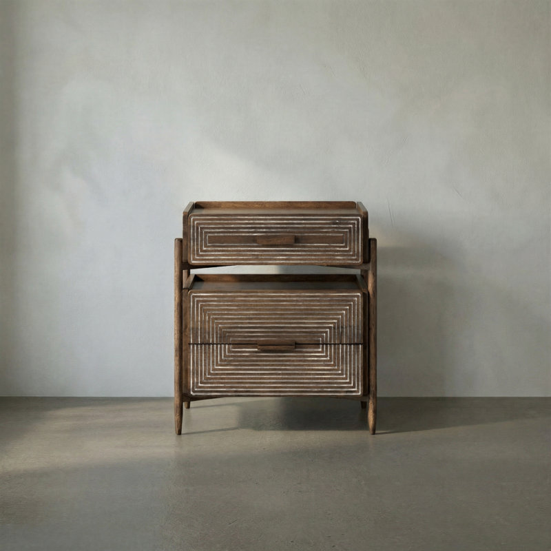 Savino Solid Wood End Table