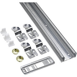 V771 By-Pass Door Hardware Set, 2" H x 4" W x 48" D