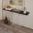 Modern Black Solid Wood Console Table-1050931634