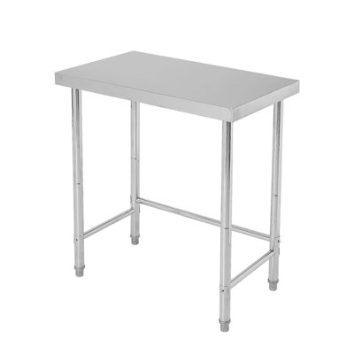 Table de travail en acier inoxydable en 5 tailles (16 x 24, 18 x 24, 18 x 28, 18 x 32, 18 x 36), table de préparation commerciale pour cuisine avec pieds ou roues fixes