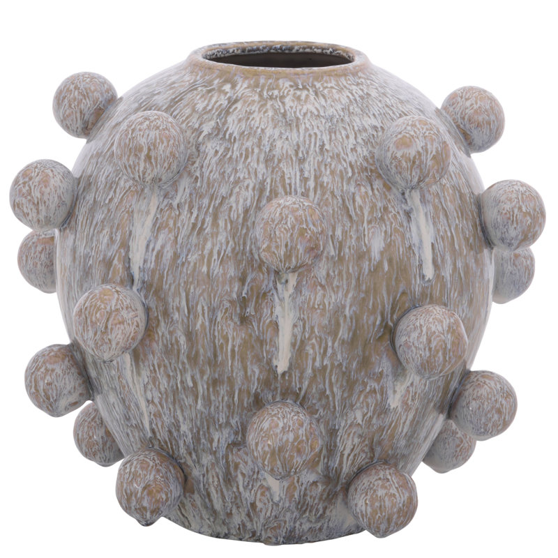 Vase en céramique réactive Clio Orb