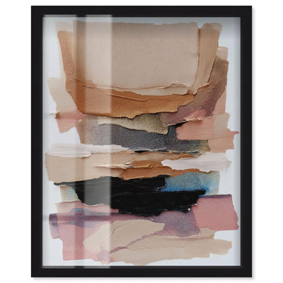 «Sandy Terraces Boho Art Shadowbox» par Art Remedy