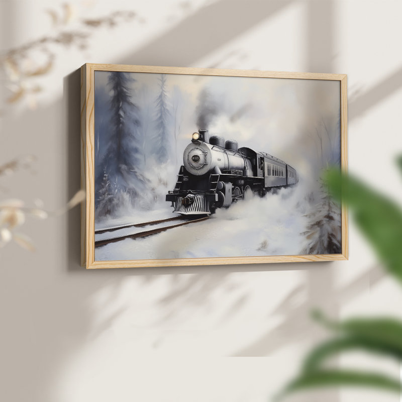 Chirstmas Art-CMIII - Reproduction encadrée - Restickable, H 8 po x l 10 po, Naturel