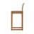 Clanton Wicker Outdoor 30.25'' Bar Stool