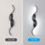 2-Light S-Shaped LED Flush Mounted Sconce