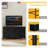 Berlina 5 Drawers Dresser For Bedroom, Wide Chest Fabric Dresser, Storage Organizer For Closet, Hallway-869253610