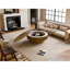 Table basse ronde avec rangement Table d'appoint moderne en placage de bois massif-984172020-975042259