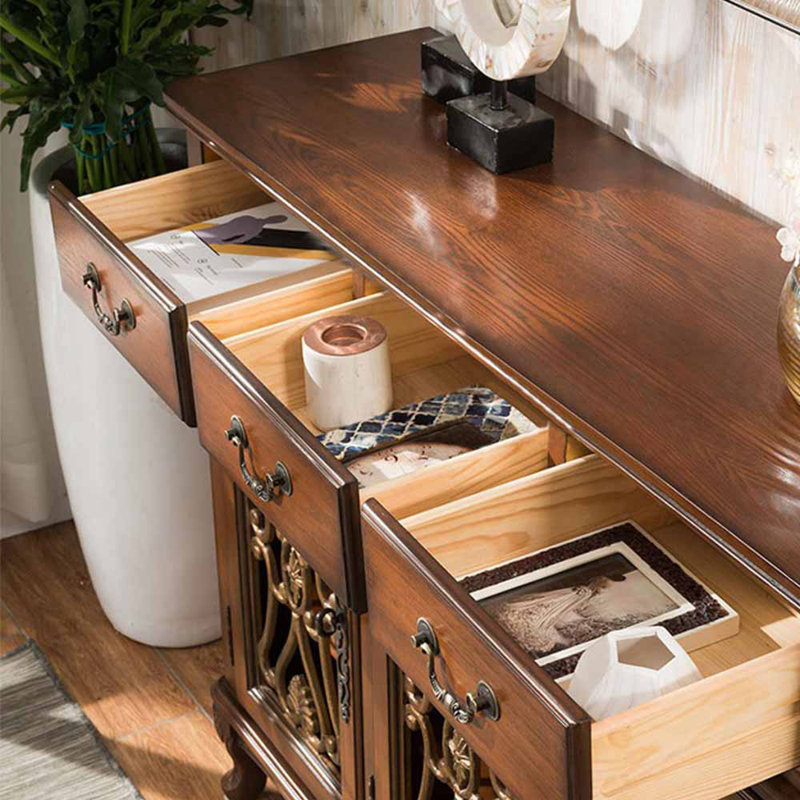 American-style hollowed-out shoe cabinet