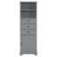 Grande armoire de rangement polyvalente avec plusieurs compartiments pour différentes pièces-1050106636