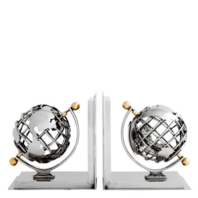Globe Non-Skid Bookends