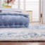 Tapis oriental beige / bleu marine Hulme-1388549266
