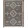Mickie Southwestern Handmade Flatweave Jute Black/Ivory Area Rug