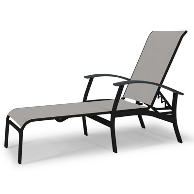 Askar Outdoor Rust-Resistant Metal Chaise Lounge