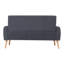 2 Seater Upholstered Sofa Corduroy Loveseat Sofa-1988514219