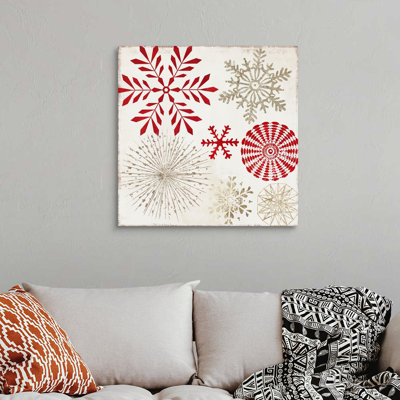 " Christmas Snowflakes " Painting Print