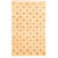 Tapis décoratif de laine brun clair en laine de conception unique 6 pi 6 po x 10 pi 2 po noué à la main New Age