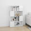 Ayad 124.5cm H x 60cm W Geometric Bookcase-2120397798-2120397803