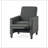 Linen Manual Push Back Recliner Chair-320699873