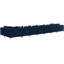 Canapé modulaire réversible en velours de 228 po de largeur-82750567