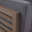 BANC D'ANGLE GAUCHE ET TABLE DE CAFÉ Oana. Gris foncé-684499013