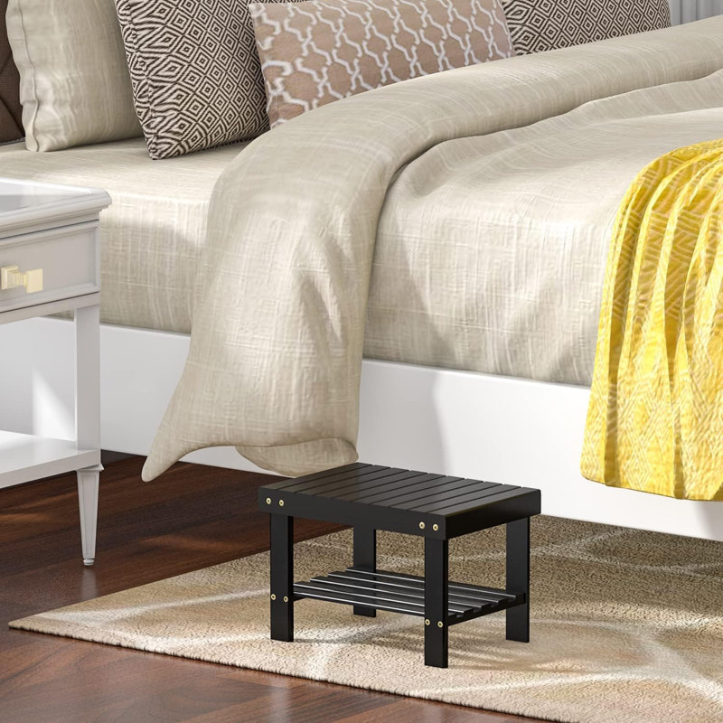 15.9'' W Bamboo Shower Bench