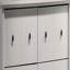 Commode 6 tiroirs, l 57 po avec poignées noires-746736758