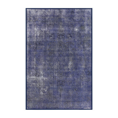 Tapis oriental bleu
