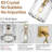 1-light Dimmable Modern Brass Wall Sconce With Bell Clear Glass-1798176308