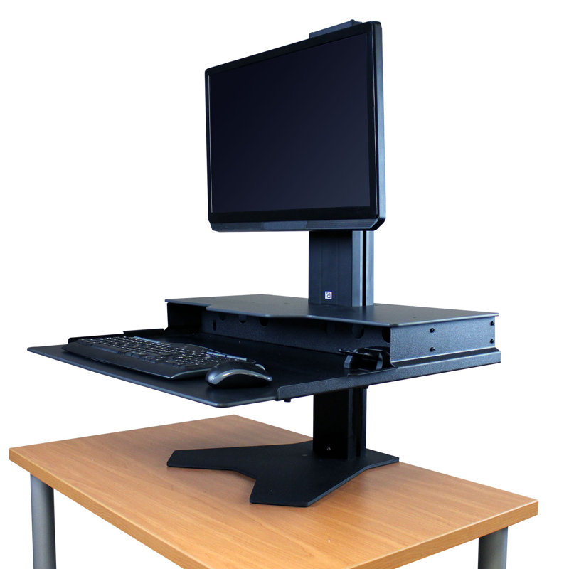 Hover Helium RightAngle Products Single Screen Desktop Mount, Black