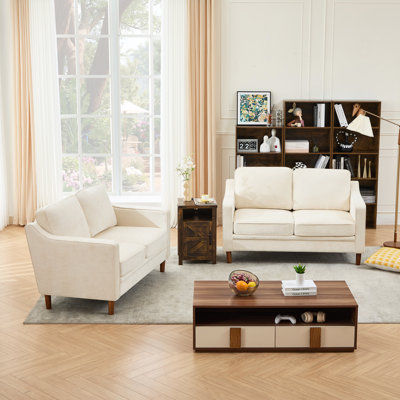 Azriah Chenille Living Room Loveseat(Set Of 2)