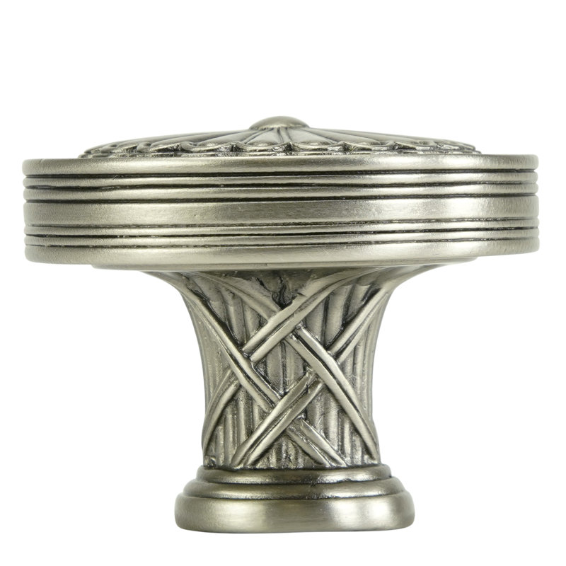 LAKEWOOD KNOB PLATE, Silver