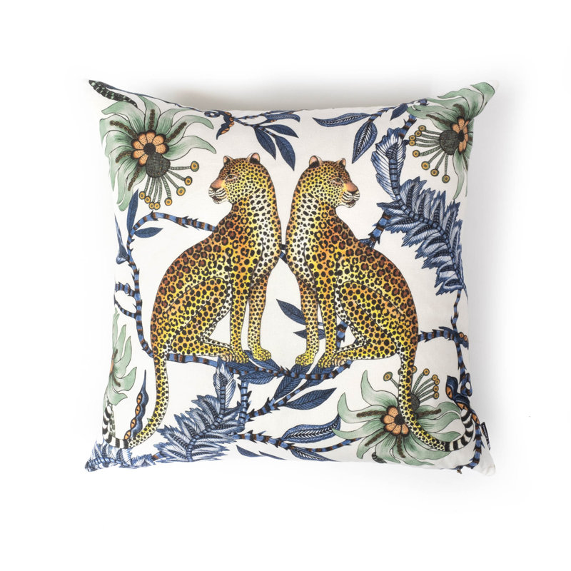 Ardmore Cotton Pillow, Tanzanite