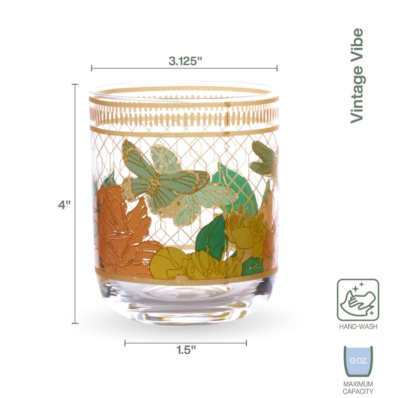 Verres à gin rétro Vintage Vibe, 13