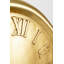 Wall Clock Big Drop Gold 92x127cm