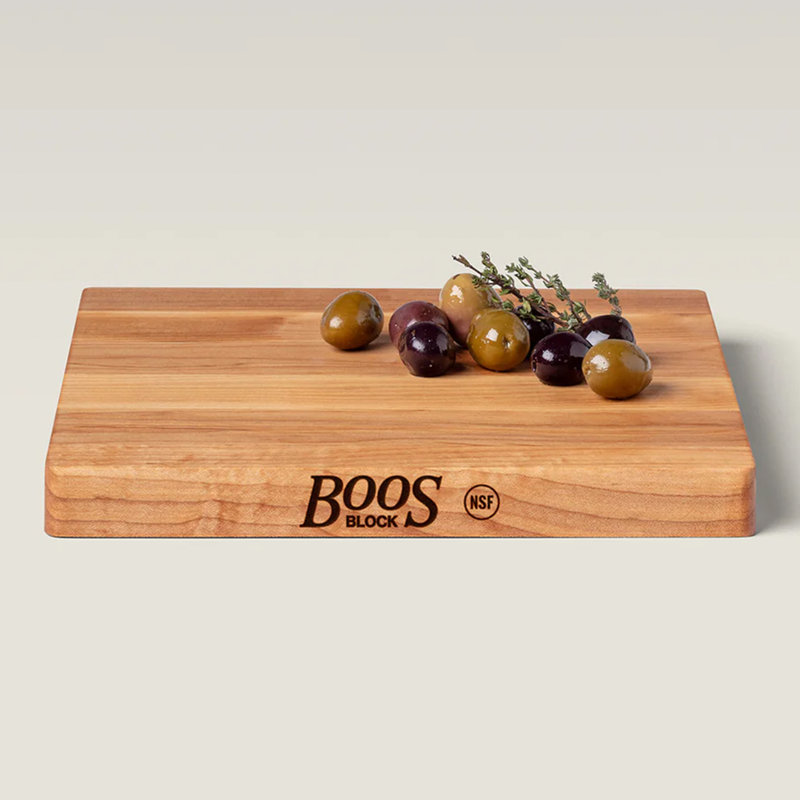 John Boos Maple Wood Chop N Slice Reversible Cutting Board, 10" x 10"