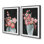 Delicate Coral Blossoms, ensemble de 2 impressions dans un cadre