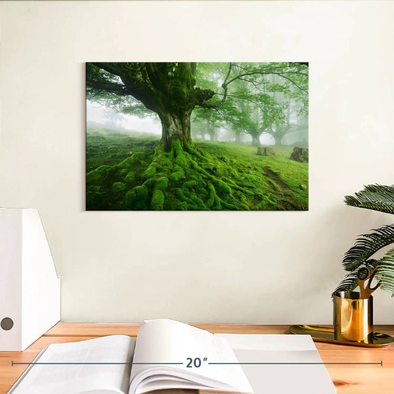 Harnek Mossy Tree, 8" H x 12" W