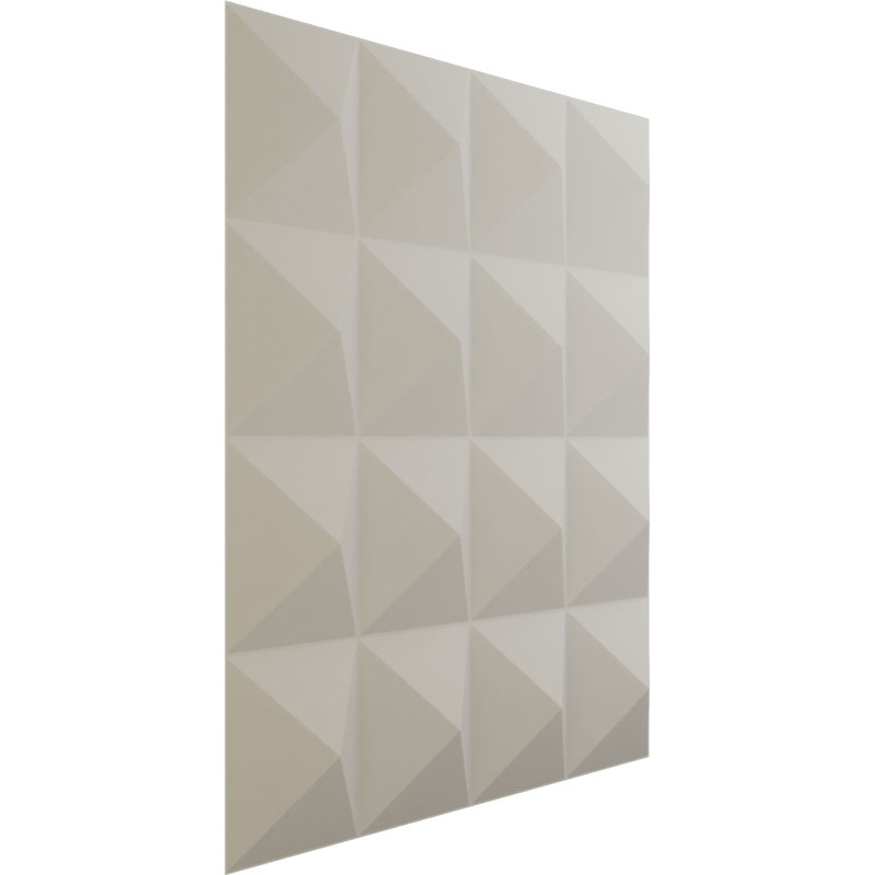Panneau mural 3D décoratif Cornelia EnduraWall, Blanc