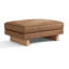 Repose-pieds en cuir Alaina