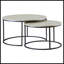 Table basse grise 2 pièces
