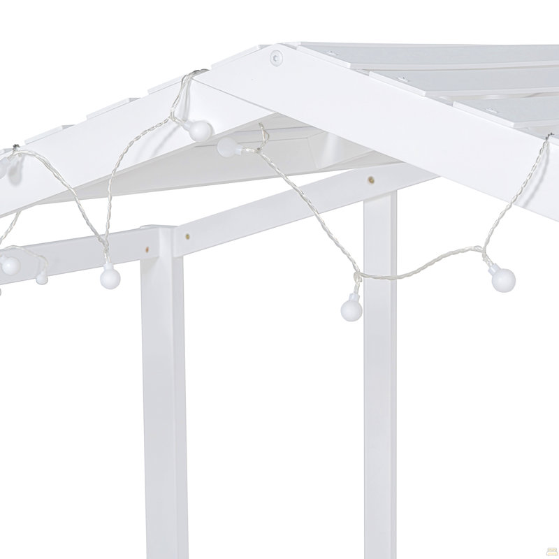 Lit mezzanine simple avec échelle et glissade